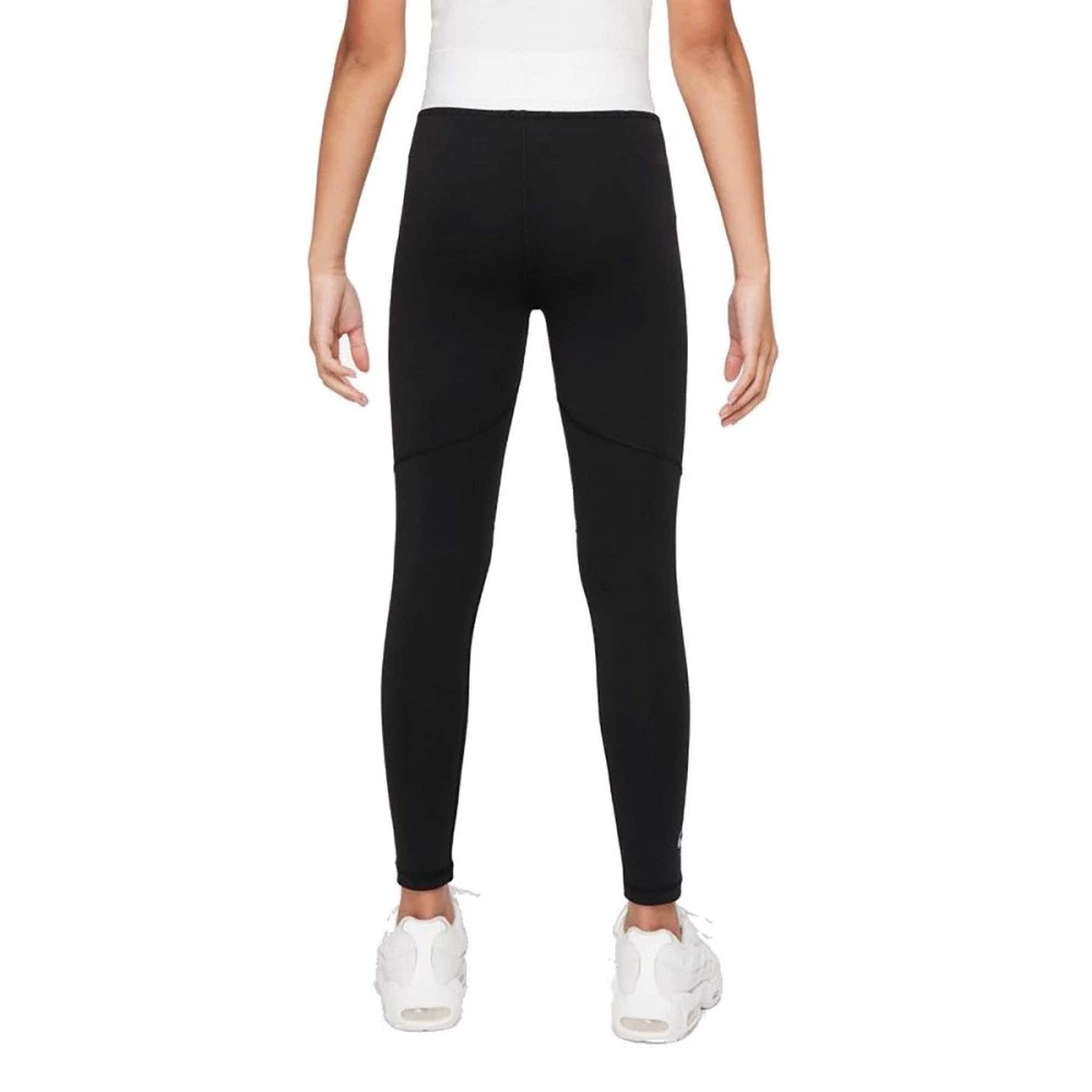 NIKE LEGGINGS AIR ESSENTIALS BAMBINA Nero 4 NIKE LEGGINGS AIR ESSENTIALS BAMBINA Nero - immagine 2