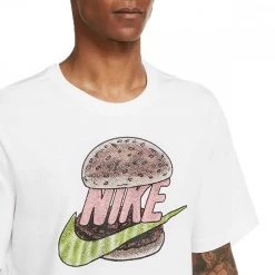 NIKE T-SHIRT HAMBURGER Bianco 7 NIKE T-SHIRT HAMBURGER Bianco -Offerta Economica Novità nike dn5169 t shirt hamburget sport style uomo 044503401 100 3
