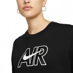 NIKE T-SHIRT AIR DONNA Nero -Offerta Economica Novità nike dn5800 t shirt air donna sport style donna 044501801 010 3