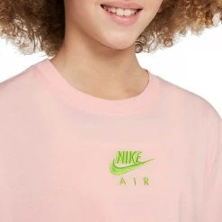 NIKE T-SHIRT AIR BAMBINA Rosa -Offerta Economica Novità nike do1341 t shirt air bambina abbigliamento bambino 045001101 610 3