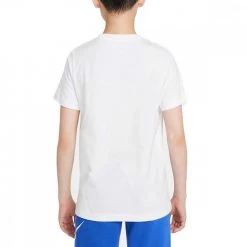 NIKE T-SHIRT SCRITTA CORE BAMBINO Bianco -Offerta Economica Novità nike do1825 t shirt scritta core bambino abbigliamento bambino 044520301 100 2