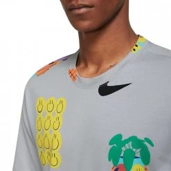 NIKE T-SHIRT AIR OPEN Grigio -Offerta Economica Novità nike dq1014 t shirt air open sport style uomo 045006301 012 3