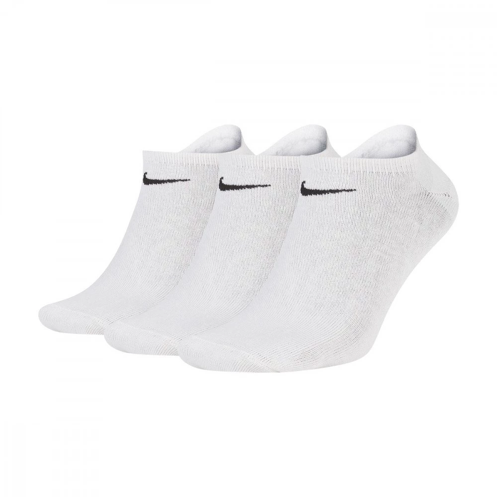 NIKE CALZE VALUE NO SHOW 3 PACK Bianco 3 NIKE CALZE VALUE NO SHOW 3 PACK Bianco