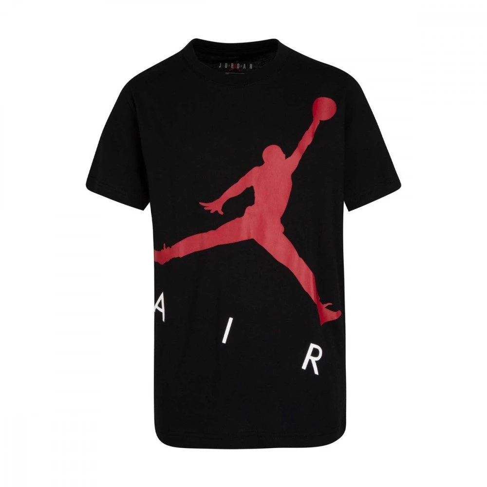 NIKE JORDAN T-SHIRT JUMPING BIG AIR BAMBINO Nero 3 NIKE JORDAN T-SHIRT JUMPING BIG AIR BAMBINO Nero