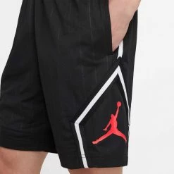 NIKE JORDAN SHORT DIAMOND STRIPED Nero -Offerta Economica Novità nike jordan cd4908 short diamond striped sport style uomo 040256401 010 6
