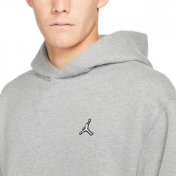 NIKE JORDAN FELPA CON CAPPUCCIO ESSENTIALS Grigio -Offerta Economica Novità nike jordan da9818 felpa con cappuccio essentials sport style uomo 044499601 091 3