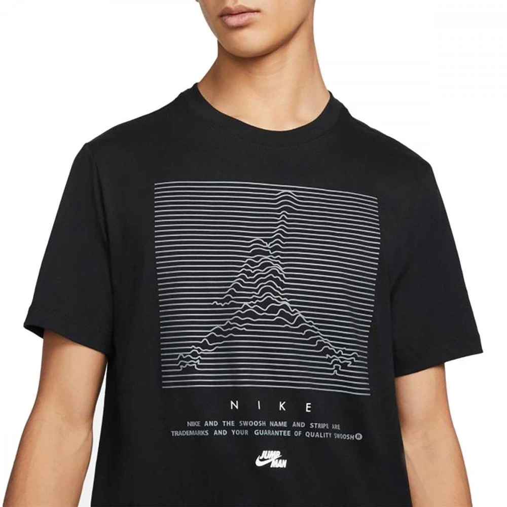 NIKE JORDAN T-SHIRT JUMPMAN Nero 5 NIKE JORDAN T-SHIRT JUMPMAN Nero - immagine 3