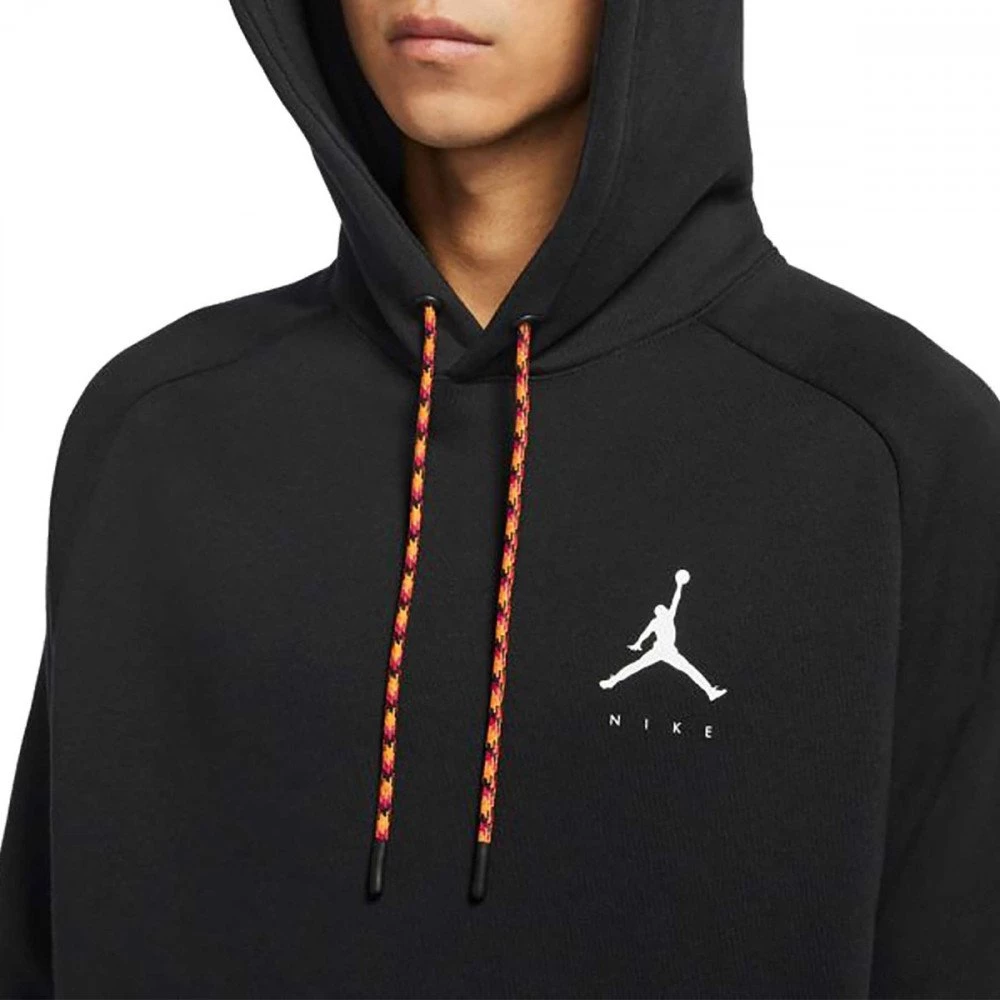 NIKE JORDAN FELPA CON CAPPUCCIO JUMPMAN Nero - immagine 3