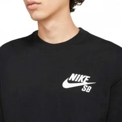NIKE SB T-SHIRT LOGO SKATE Nero -Offerta Economica Novità nike sb dc7817 t shirt logo street style uomo 042208001 010 3