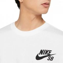 NIKE SB T-SHIRT LOGO SKATE Bianco 7 NIKE SB T-SHIRT LOGO SKATE Bianco -Offerta Economica Novità nike sb dc7817 t shirt logo skate street style uomo 044551101 100 3