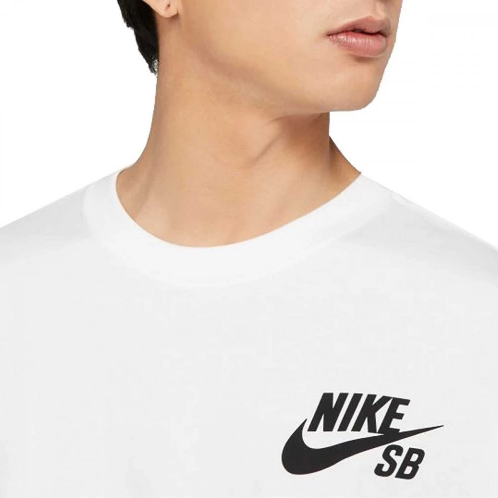 NIKE SB T-SHIRT LOGO SKATE Bianco 5 NIKE SB T-SHIRT LOGO SKATE Bianco - immagine 3