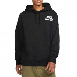 NIKE SB FELPA CON CAPPUCCIO ICON Nero