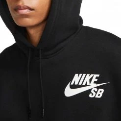 NIKE SB FELPA CON CAPPUCCIO ICON Nero -Offerta Economica Novità nike sb dj6095 felpa con cappuccio icon street style uomo 044580901 010 3