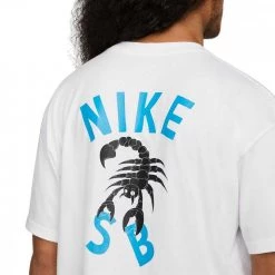 NIKE SB T-SHIRT ESCORPION Bianco -Offerta Economica Novità nike sb dn7297 t shirt escorpion street style uomo 044581201 100 4