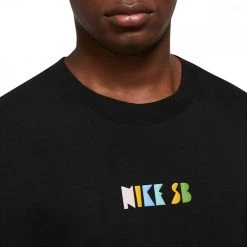 NIKE SB T-SHIRT NATURE Nero -Offerta Economica Novità nike sb dq1858 t shirt nature street style uomo 044740501 010 3