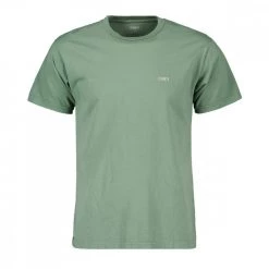 T SHIRT OBEY MICRO NOVEL ORGANIC PIGMENT DYED TEE Verde