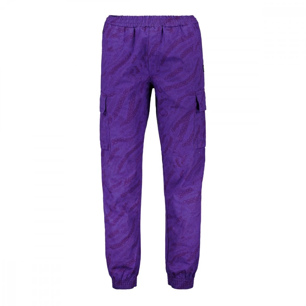 OCTOPUS PANTALONI DECO CARGO JOGGER Viola 3 OCTOPUS PANTALONI DECO CARGO JOGGER Viola