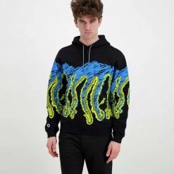 FELPA CON CAPPUCCIO OCTOPUS DRAFT Nero -Offerta Economica Novità octopus 22sosh11 felpa con cappuccio octopus draft street style uomo 044742401 black 3