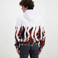 FELPA C/CAPP OCTOPUS HALF TONE Bianco 11 FELPA C/CAPP OCTOPUS HALF TONE Bianco -Offerta Economica Novità octopus 22sosh13 felpa c capp octopus half tone mare uomo 044742501 white 4