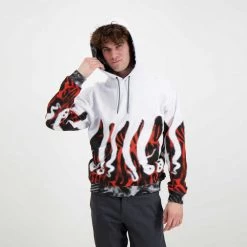 FELPA C/CAPP OCTOPUS HALF TONE Bianco 12 FELPA C/CAPP OCTOPUS HALF TONE Bianco -Offerta Economica Novità octopus 22sosh13 felpa c capp octopus half tone mare uomo 044742501 white 5