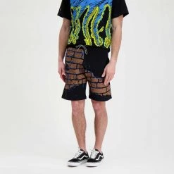 BERMUDA OCTOPUS BRICKS Nero -Offerta Economica Novità octopus 22soss19 bermuda octopus bricks street style uomo 044743101 black 4