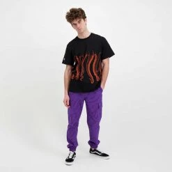 T-SHIRT OCTOPUS OUTLINE Nero -Offerta Economica Novità octopus 22sots03 t shirt octopus outline street style uomo 044743601 black 6