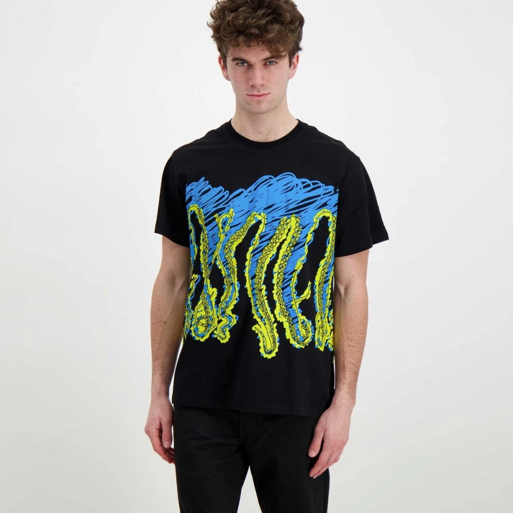 T-SHIRT OCTOPUS DRAFT Nero 5 T-SHIRT OCTOPUS DRAFT Nero - immagine 3