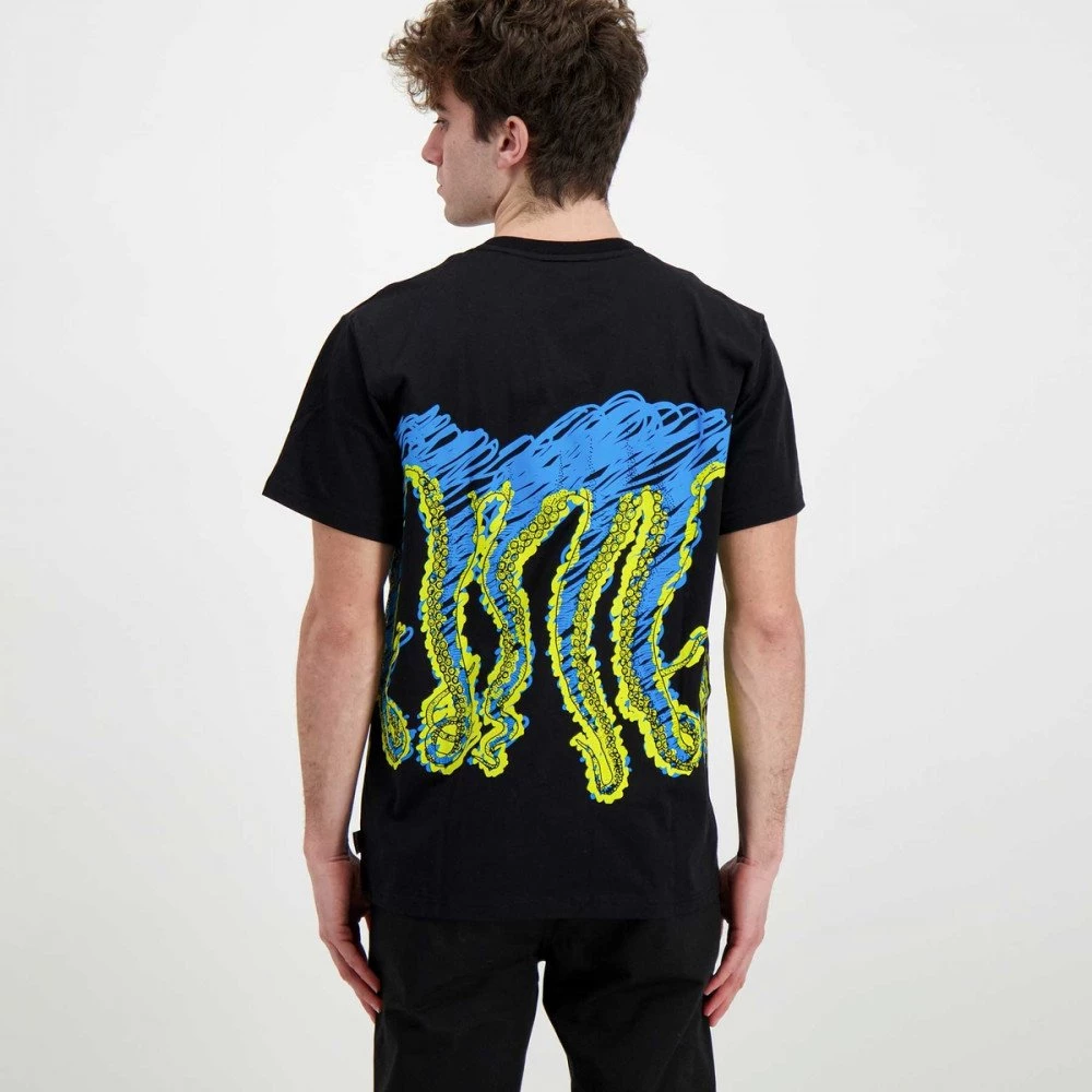 T-SHIRT OCTOPUS DRAFT Nero 6 T-SHIRT OCTOPUS DRAFT Nero - immagine 4