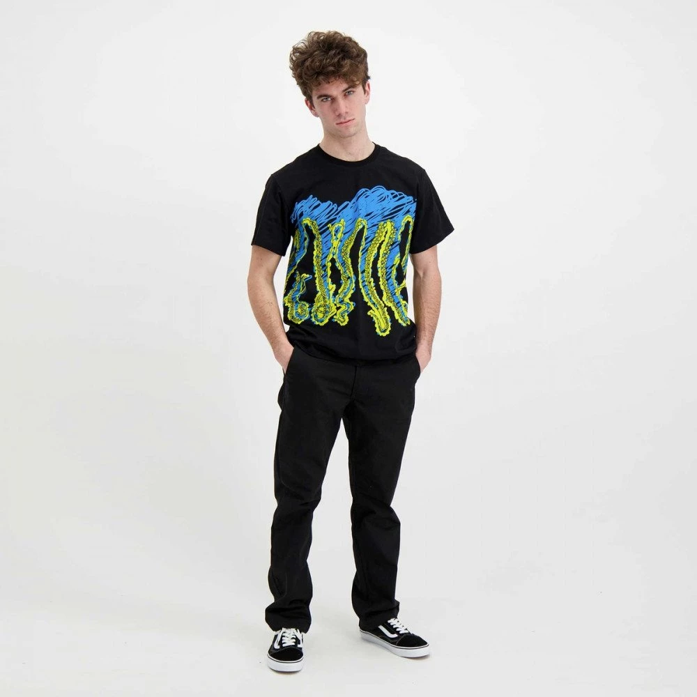 T-SHIRT OCTOPUS DRAFT Nero 8 T-SHIRT OCTOPUS DRAFT Nero - immagine 6