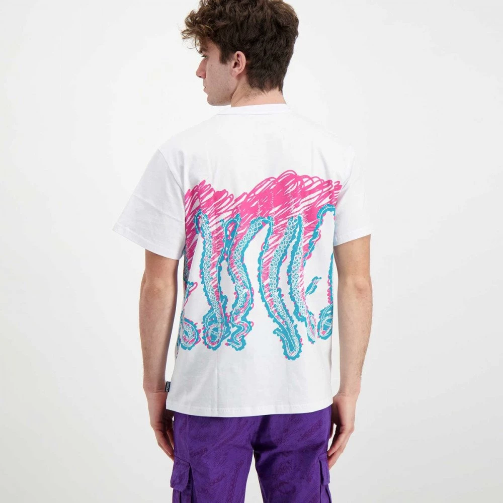 T-SHIRT OCTOPUS DRAFT Bianco 6 T-SHIRT OCTOPUS DRAFT Bianco - immagine 4