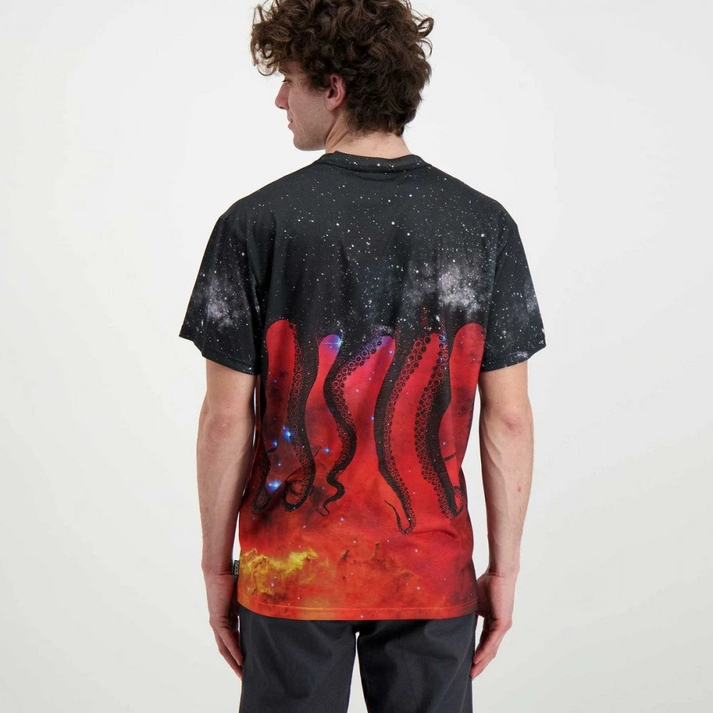 T-SHIRT OCTOPUS GALAXY Nero 6 T-SHIRT OCTOPUS GALAXY Nero - immagine 4