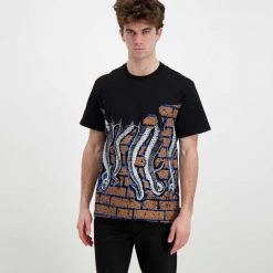 T-SHIRT OCTOPUS BRICKS Nero -Offerta Economica Novità octopus 22sots21 t shirt octopus bricks street style uomo 044744501 black 3