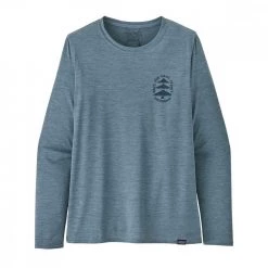 PATAGONIA MAGLIA MANICA LUNGA CAPILENE® COOL DAILY GRAPHIC DONNA Grigio