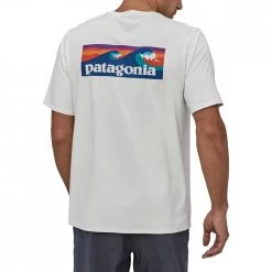 PATAGONIA T-SHIRT CAPILENE® COOL DAILY GRAPHIC Bianco -Offerta Economica Novità patagonia 45235 t shirt capilene cool daily graphic abbigliamento montagna uomo 040157601 bolw 4