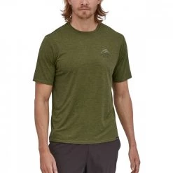 PATAGONIA T-SHIRT CAPILENE® COOL DAILY GRAPHIC Verde -Offerta Economica Novità patagonia 45235 t shirt capilene cool daily graphic abbigliamento montagna uomo 044846701 mpax 3