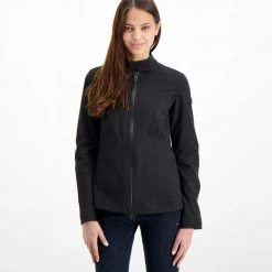 PEUTEREY BIKER FLYERS IN SOFTSHELL DONNA Nero -Offerta Economica Novità peuterey ped3555 biker flyers in softshell donna giacconi donna 042681901 ner 3