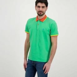 PEUTEREY POLO NEW SELANDINA Verde -Offerta Economica Novità peuterey peu3936 polo new selandina casual uomo 045019301 674 3