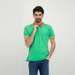 PEUTEREY POLO NEW SELANDINA Verde -Offerta Economica Novità peuterey peu3936 polo new selandina casual uomo 045019301 674 5