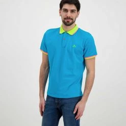 PEUTEREY POLO NEW SELANDINA Azzurro -Offerta Economica Novità peuterey peu3936 polo new selandina casual uomo 045019401 608 3