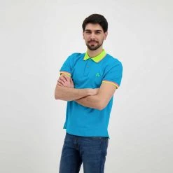 PEUTEREY POLO NEW SELANDINA Azzurro -Offerta Economica Novità peuterey peu3936 polo new selandina casual uomo 045019401 608 5