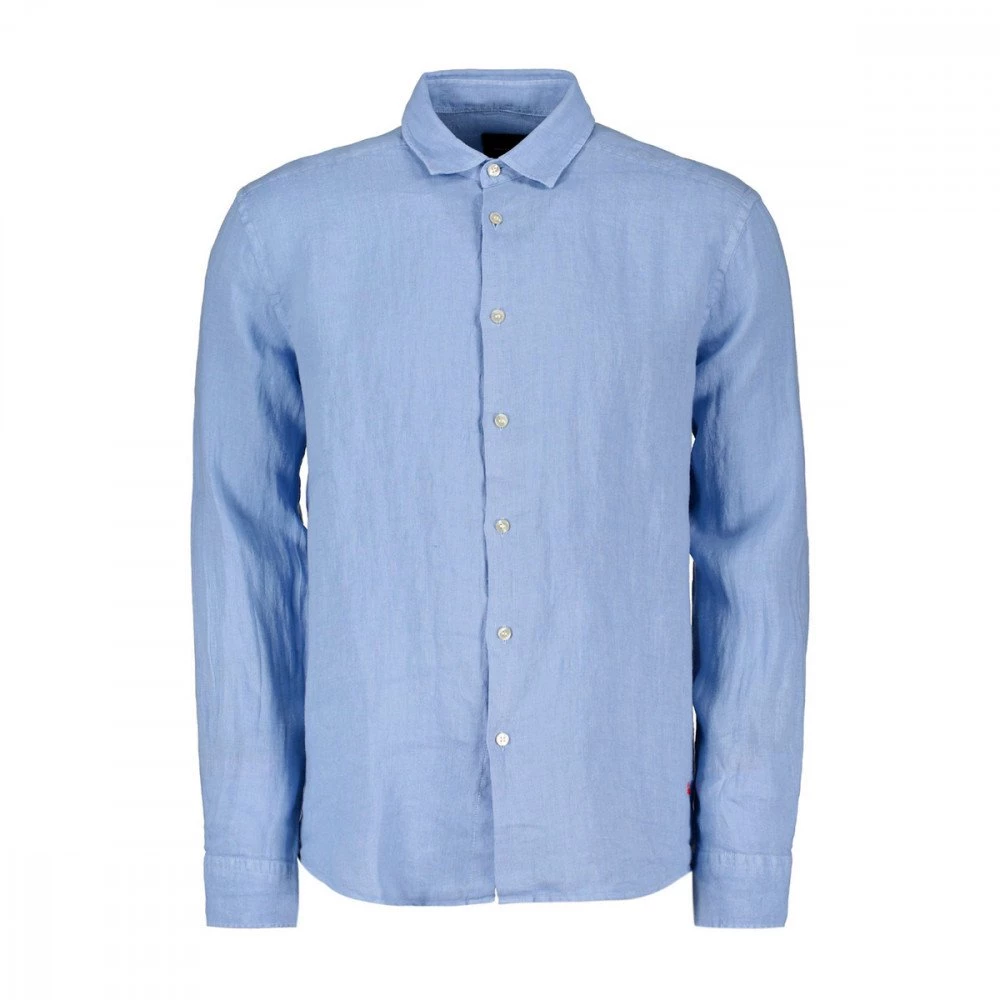 PEUTEREY CAMICIA COLLO FRANCESE IN LINO VINTEX Azzurro 3 PEUTEREY CAMICIA COLLO FRANCESE IN LINO VINTEX Azzurro