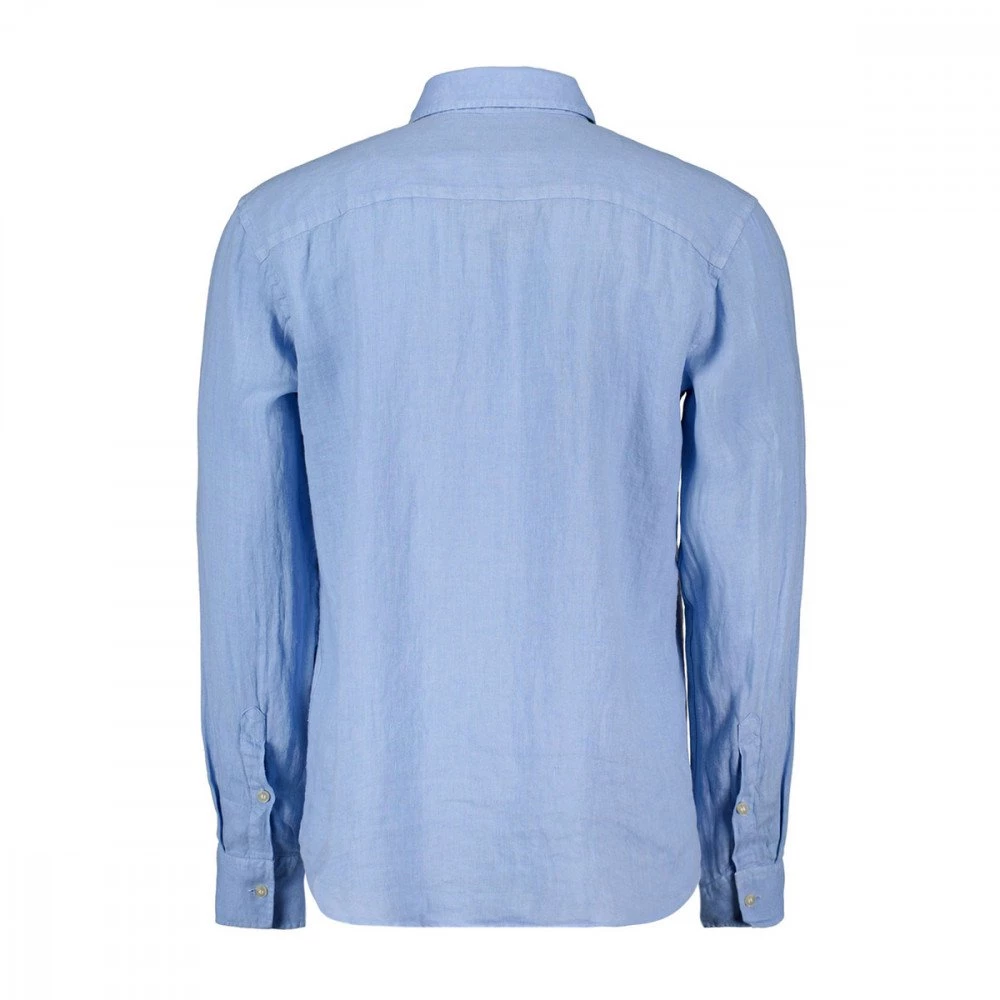 PEUTEREY CAMICIA COLLO FRANCESE IN LINO VINTEX Azzurro 4 PEUTEREY CAMICIA COLLO FRANCESE IN LINO VINTEX Azzurro - immagine 2
