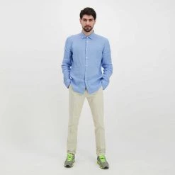 PEUTEREY CAMICIA COLLO FRANCESE IN LINO VINTEX Azzurro 13 PEUTEREY CAMICIA COLLO FRANCESE IN LINO VINTEX Azzurro -Offerta Economica Novità peuterey peu4286 camicia collo francese in lino vintex casual uomo 045019501 270 6