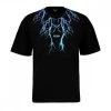 PHOBIA T-SHIRT LIGHTNING Nero