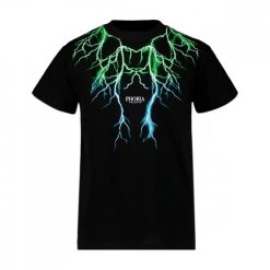 PHOBIA T-SHIRT LIGHTNING BAMBINO Nero