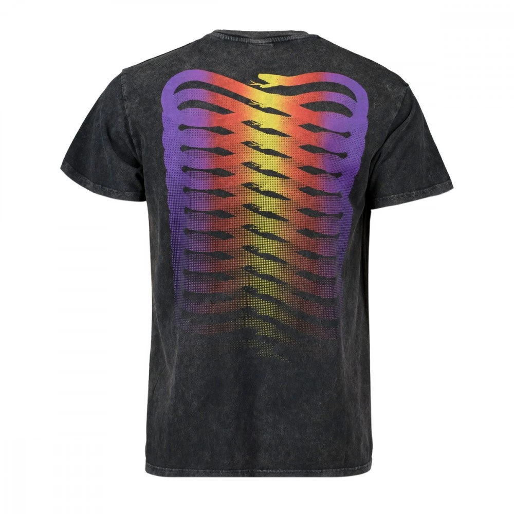 PROPAGANDA T-SHIRT RIBS GRADIENT Grigio 4 PROPAGANDA T-SHIRT RIBS GRADIENT Grigio - immagine 2