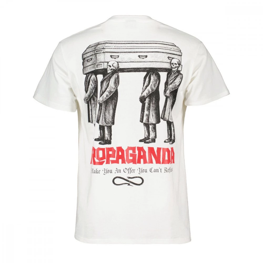 PROPAGANDA T-SHIRT GRAVE Beige 4 PROPAGANDA T-SHIRT GRAVE Beige - immagine 2