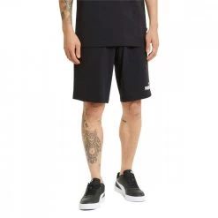PUMA SHORT ESSENTIAL JERSEY Nero -Offerta Economica Novità puma 586706 short essential jersey sport style uomo 042172101 01 5