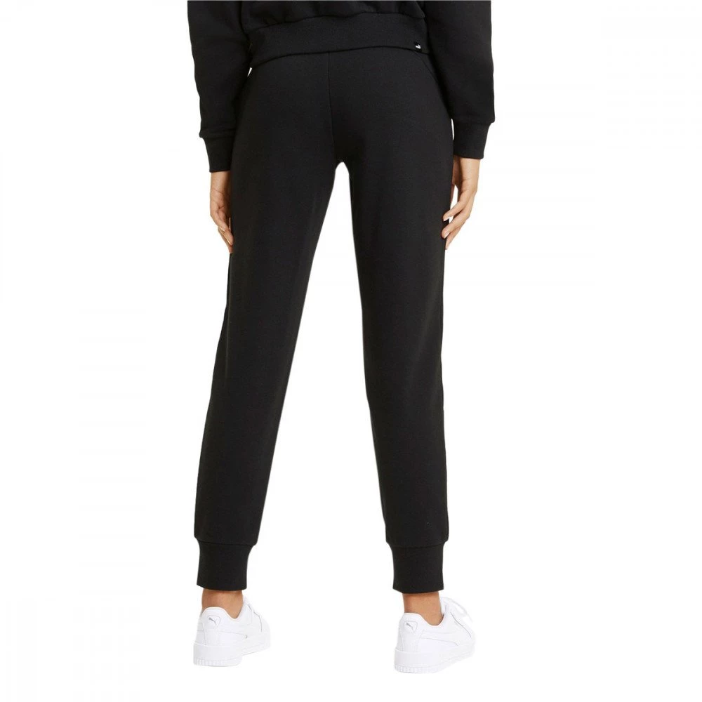 PUMA PANTALONI ESSENTIAL LOGO DONNA Nero 6 PUMA PANTALONI ESSENTIAL LOGO DONNA Nero - immagine 4