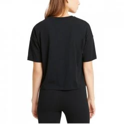PUMA T-SHIRT CROP ESSENTIAL LOGO DONNA Nero -Offerta Economica Novità puma 586866 t shirt crop essential logo donna sport style donna 044785801 01 4